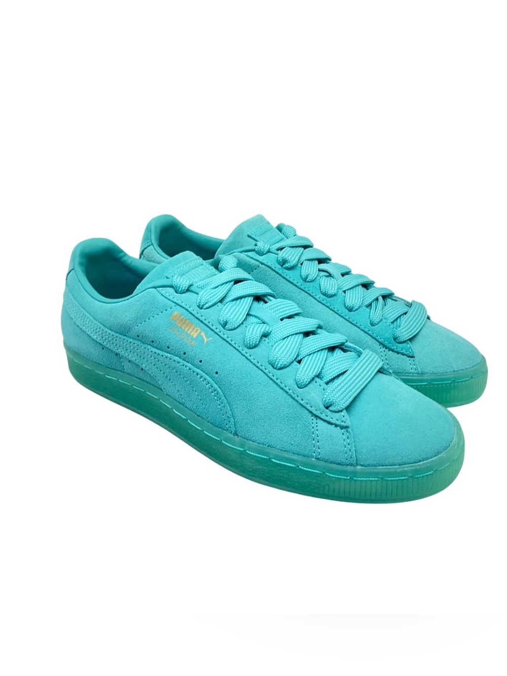 Puma Tiffany Blue Suede like new 7.5